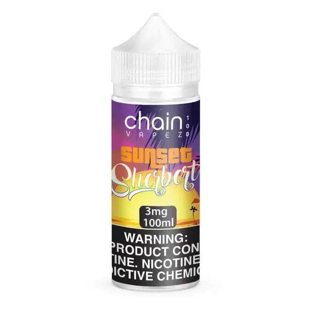Sunset Sherbert - Chain Vapez E-Liquid 100mLu