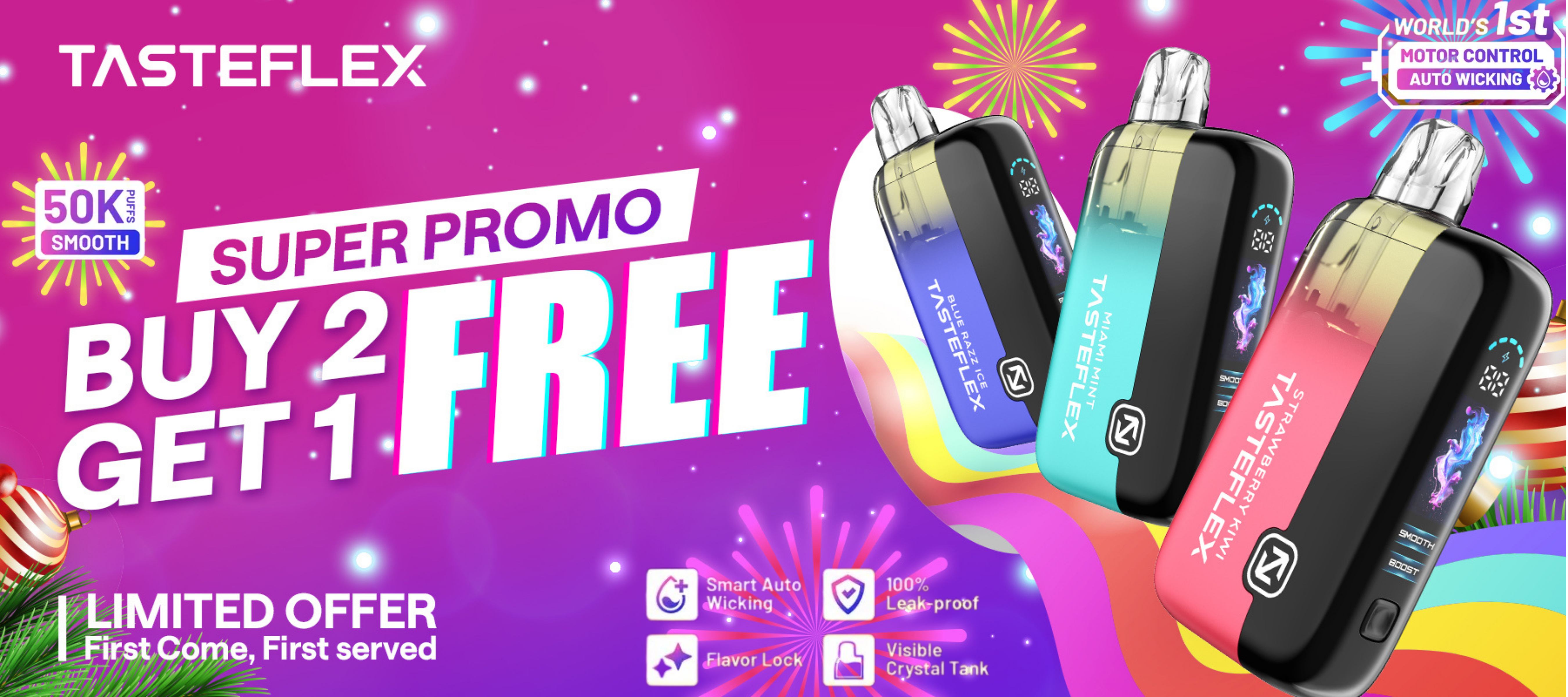 TasteFlex UltraLock 50K Disposable