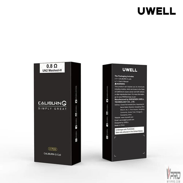 Uwell Caliburn G Replacement Coils