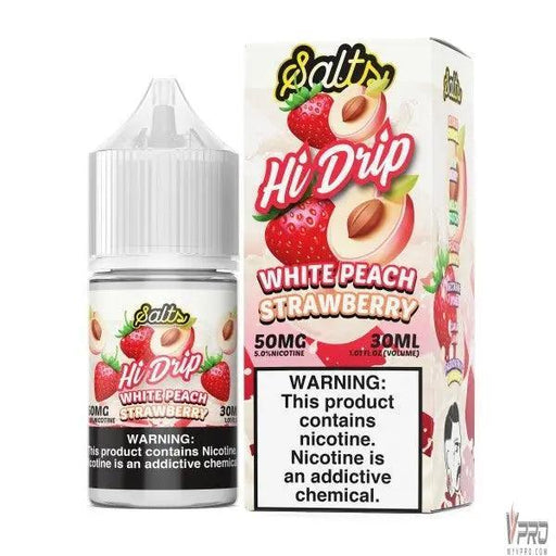 White Peach Strawberry - Hi-Drip Salts 30mL