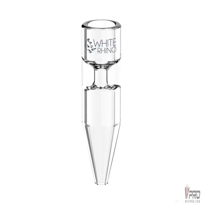 White Rhino Chillum To Straw Pyrex Glass Replacement Tip