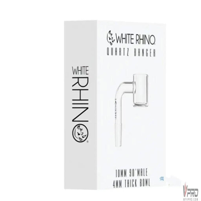 White Rhino Flat Top Quartz Banger
