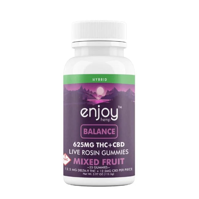 Enjoy Hemp Delta 9 THC Live Rosin Gummies 300mg