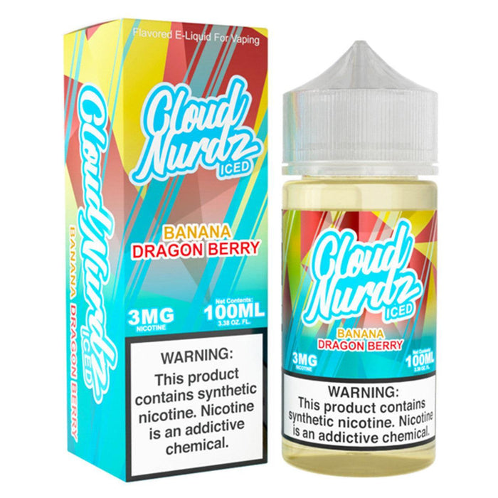 Iced Banana Dragon Berry - Cloud Nurdz Synthetic 100mL