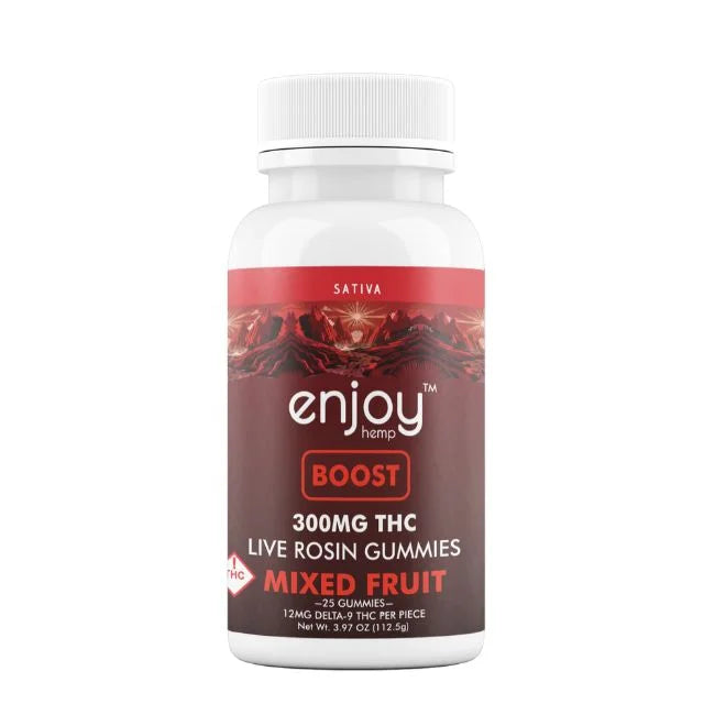 Enjoy Hemp Delta 9 THC Live Rosin Gummies 300mg