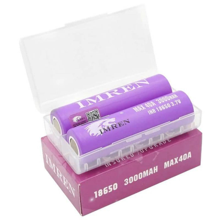 IMREN 18650 3000mAh MAX40A Batteries