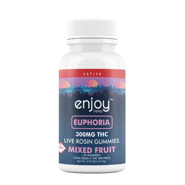 Enjoy Hemp Delta 9 THC Live Rosin Gummies 300mg