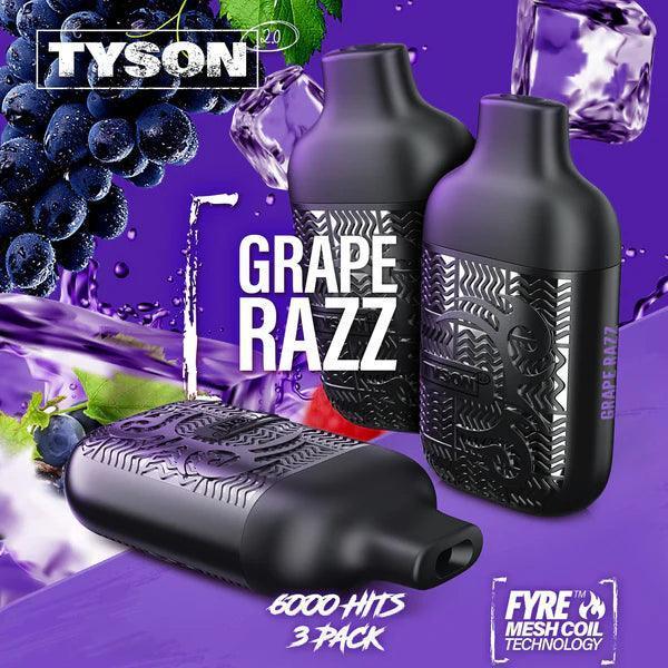 Tyson 2.0 Lightweight 2K Puffs Disposable-3packs