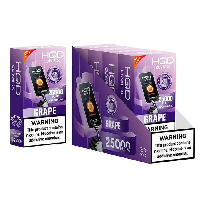 HQD Cuvie X 25K Puffs Disposable