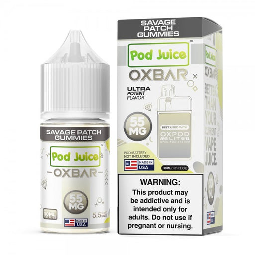 Savage Patch Gummies - Pod Juice x OXBAR Salt 30mL