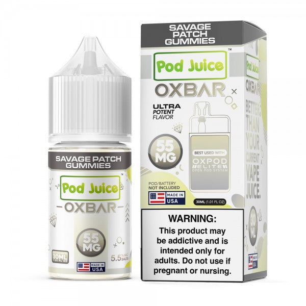 Savage Patch Gummies - Pod Juice x OXBAR Salt 30mL