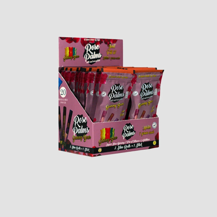 Rose Palms 3 Slim Rolls + 1 Stick