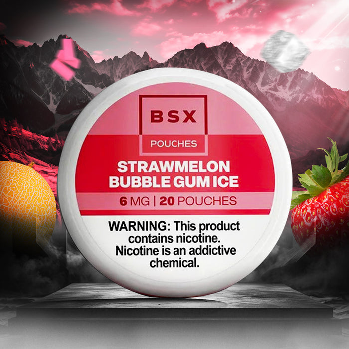 Strawmelon Bubblegum Ice - BSX Nicotine Pouches